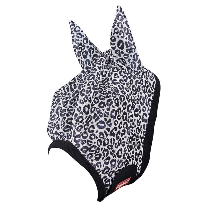 Vliegenmasker Premiere met oren Leopard Full