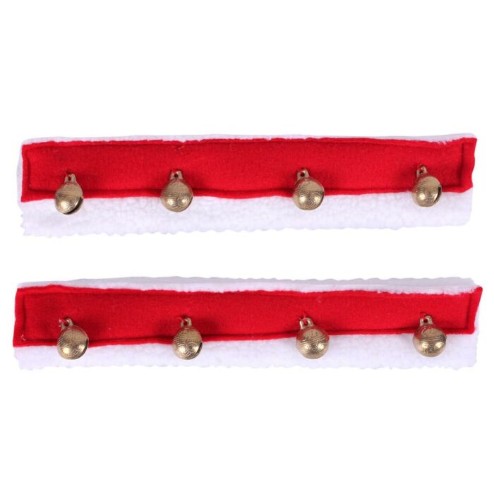 Halsterbontjes QHP Christmas bells Red Halsterbontjes QHP Christmas bells Red