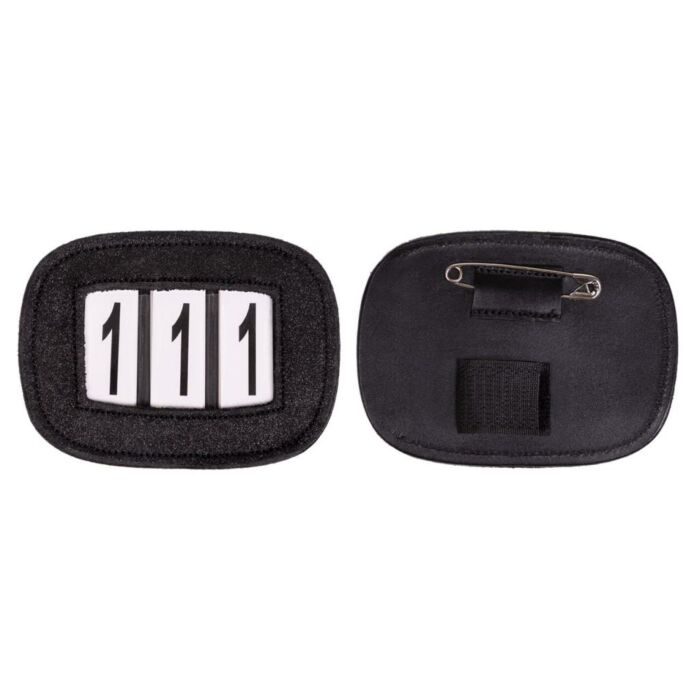 Nummerhouder QHP Shine Black Nummerhouder QHP Shine Black
