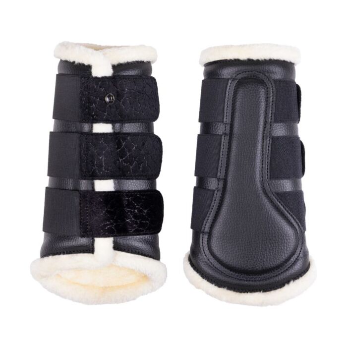 Beenbeschermers QHP Julin Zwart M Beenbeschermers QHP Julin Zwart M