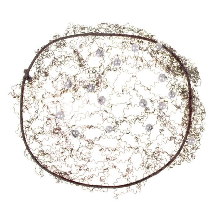 Haarnetje Invisible Pearl bruin