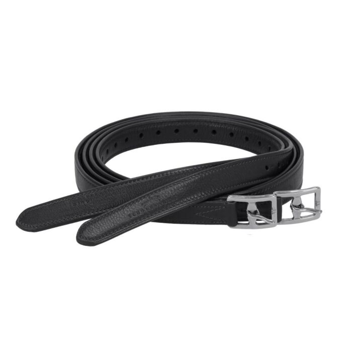 Beugelriemen Schockemöhle Colorado Soft Black/Silver 165 cm Beugelriemen Schockemöhle Colorado Soft Black/Silver 165 cm
