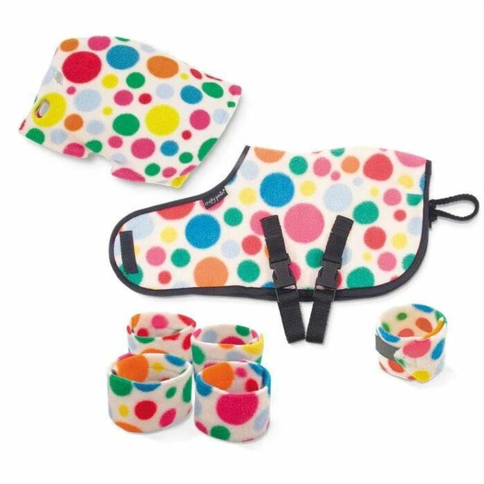Knuffeldeken set Crafty Ponies Stippen Knuffeldeken set Crafty Ponies Stippen