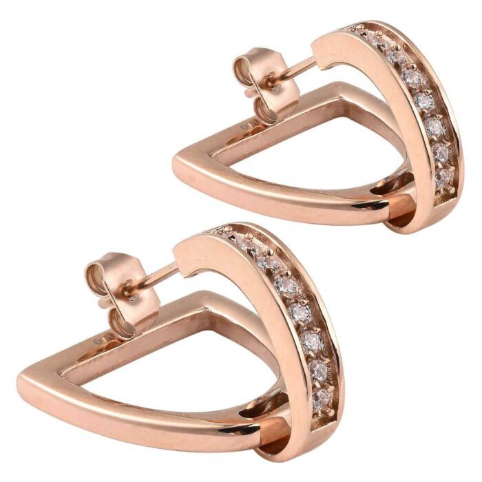 Oorbellen HV Polo Stijgbeugel Lotta Rose Gold Oorbellen HV Polo Stijgbeugel Lotta Rose Gold