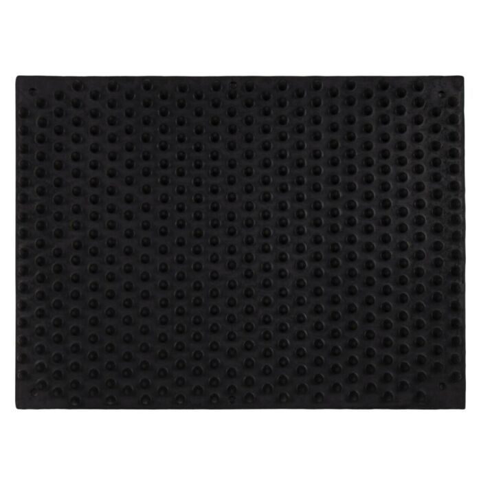 Scrub/massage mat QHP 30x40cm Black Scrub/massage mat QHP 30x40cm Black