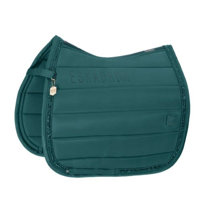 Zadeldekje dressuur Eskadron Heritage Highgloss Jewel Vintage Green Full Zadeldekje dressuur Eskadron Heritage Highgloss Jewel Vintage Green Full