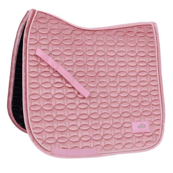 Zadeldekje dressuur Schockemöhle Velvet Balance Dusty Pink Full Zadeldekje dressuur Schockemöhle Velvet Balance Dusty Pink Full