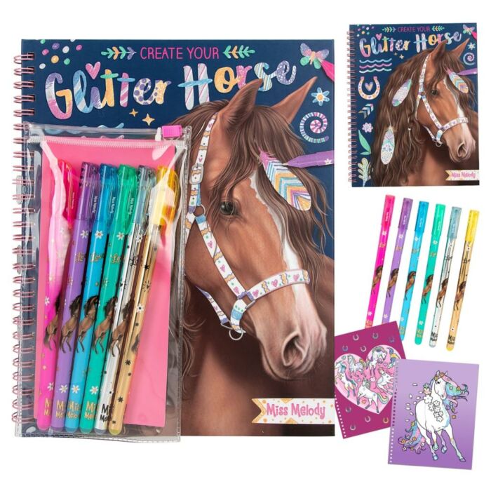 Create your glitter Horses Miss Melody 