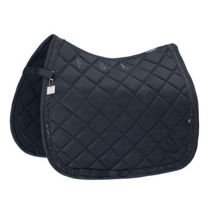 Zadeldekje veelzijdig Eskadron Glossy Jewel Navy Full