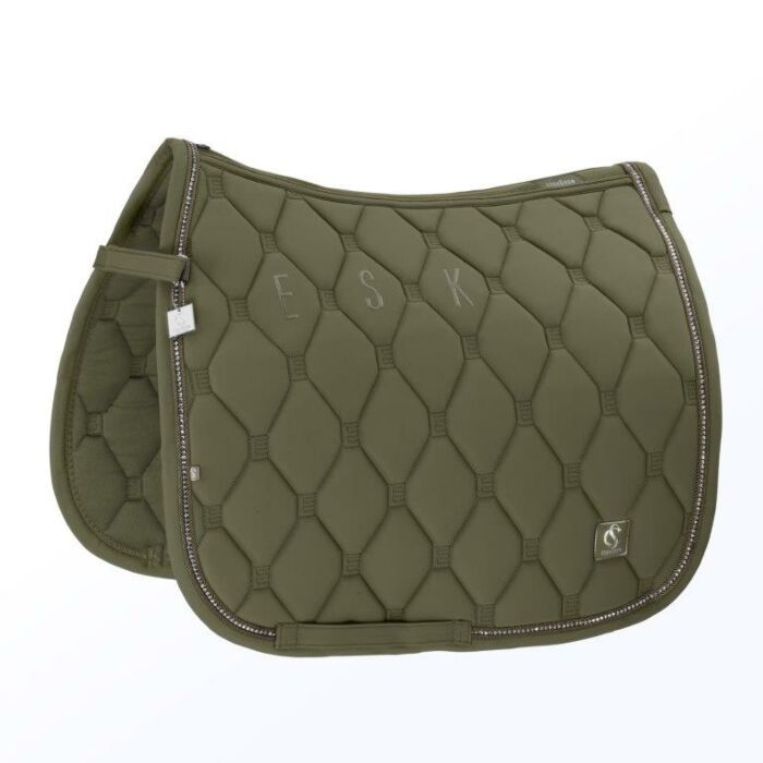 Zadeldekje dressuur Eskadron Softshell Dusty olive Full Zadeldekje dressuur Eskadron Softshell Dusty olive Full