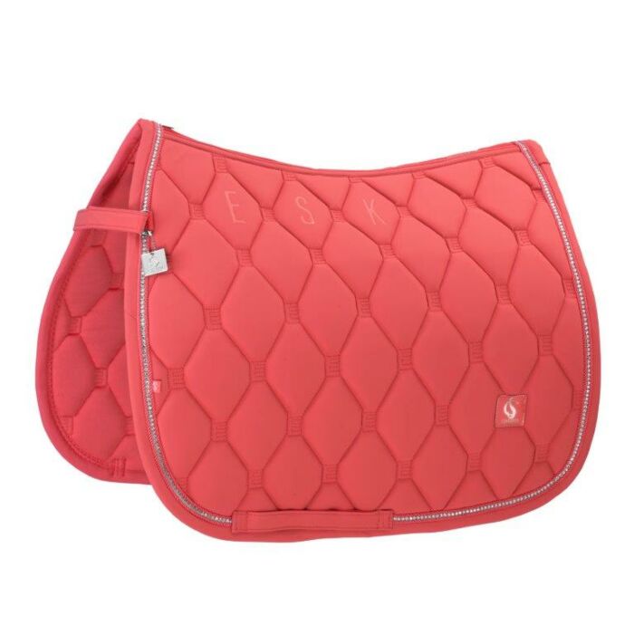 Zadeldekje dressuur Eskadron Softshell Coral blossom Full