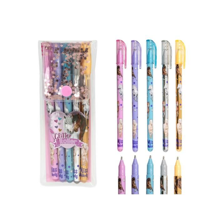 Glitter gelpennen Miss Melody Glitter gelpennen Miss Melody