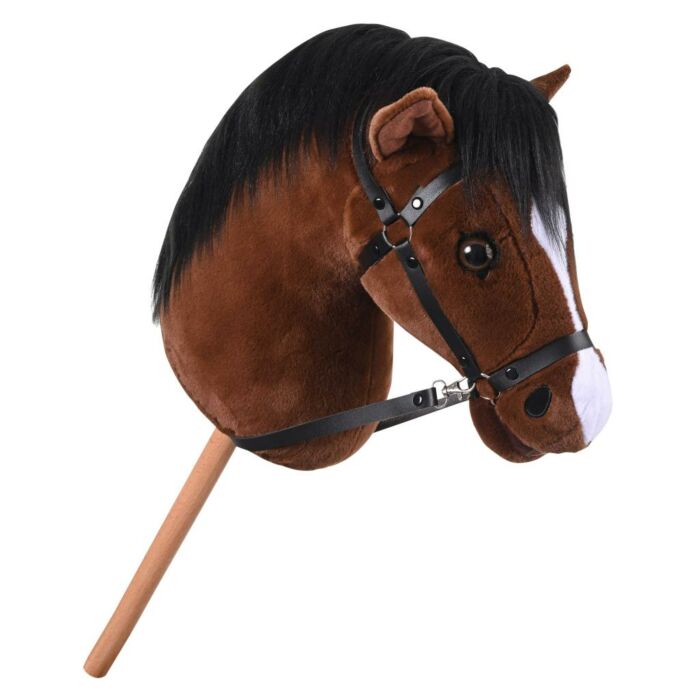 Hobby Horse Stokpaardje Imperial Riding Grand Prix Brown-White Hobby Horse Stokpaardje Imperial Riding Grand Prix Brown-White