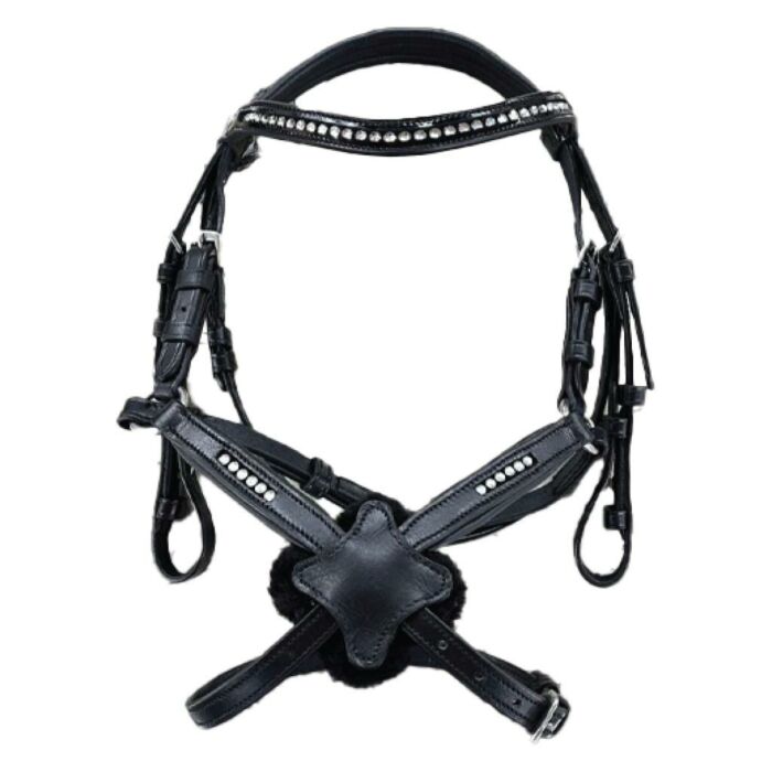 Hobby Horse hoofdstel Imperial Riding Free Spirit Black