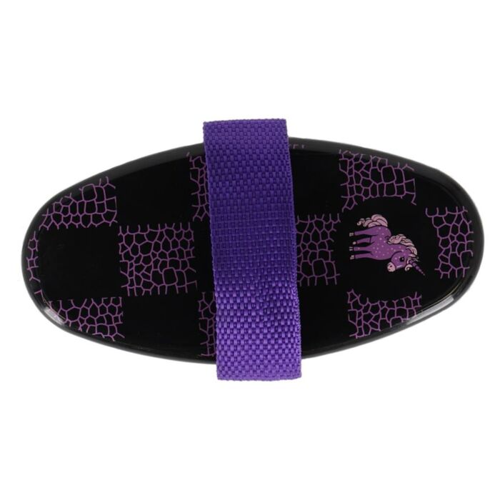 Zachte borstel QHP Lize Black/Violet Zachte borstel QHP Lize Black/Violet