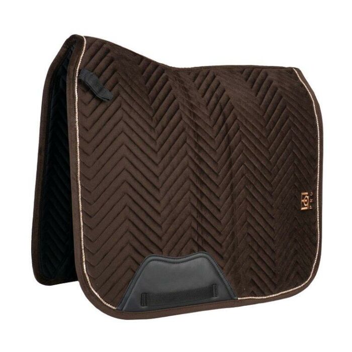 Zadeldekje dressuur Horka Velvet Dark Chocolate Full