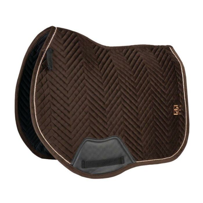 Zadeldekje springen Horka Velvet Dark Chocolate Cob