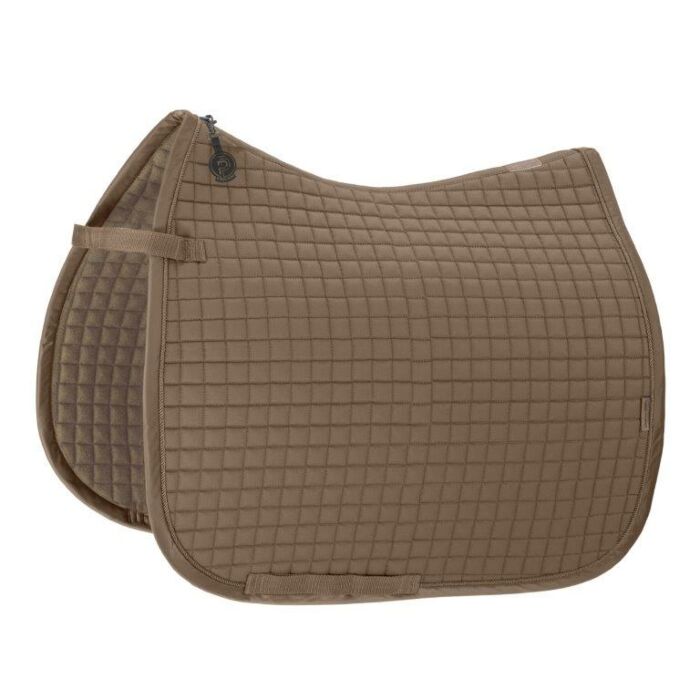 Zadeldekje dressuur Eskadron Platinum Cotton Smokey taupe Full