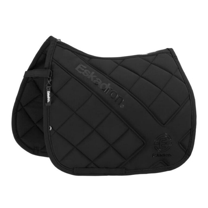 Zadeldekje dressuur Eskadron Dynamic Softshell Bicross Black Full