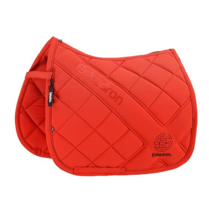 Zadeldekje dressuur Eskadron Dynamic Softshell Bicross Red Full