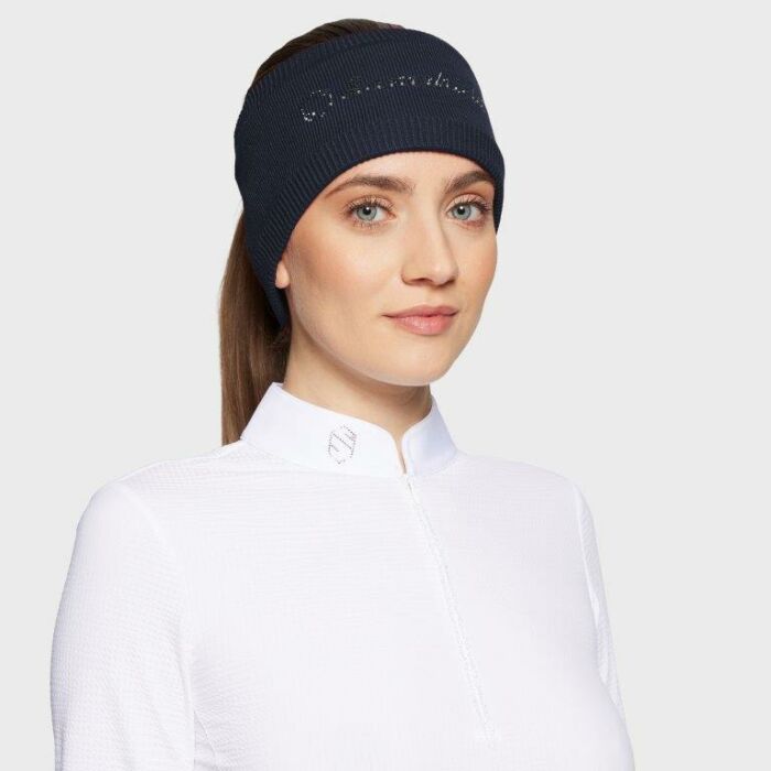 Hoofdband Samshield Amalie Crystal Navy Hoofdband Samshield Amalie Crystal Navy