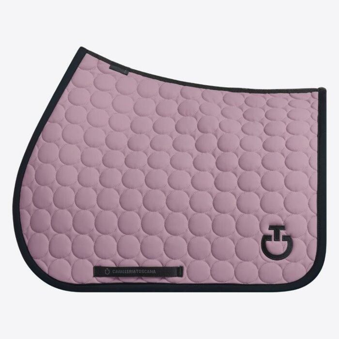 Zadeldekje springen Cavalleria Toscana Circle Quilted Roze Full