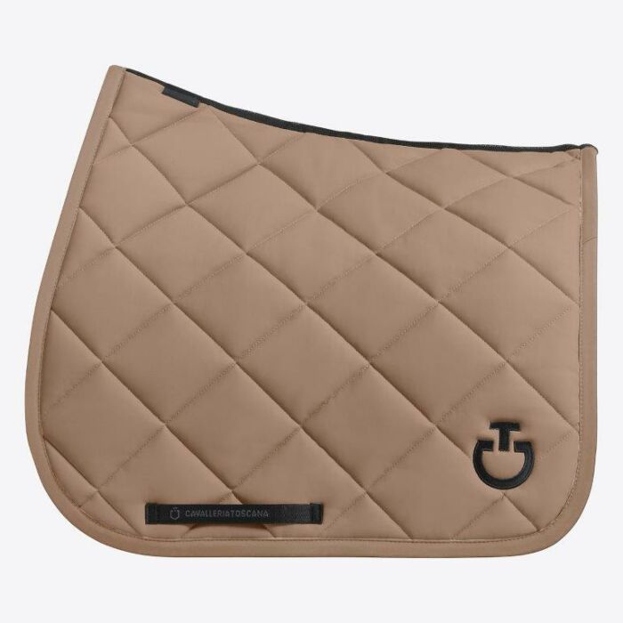 Zadeldekje dressuur Diamond Quilted Jersey Beige