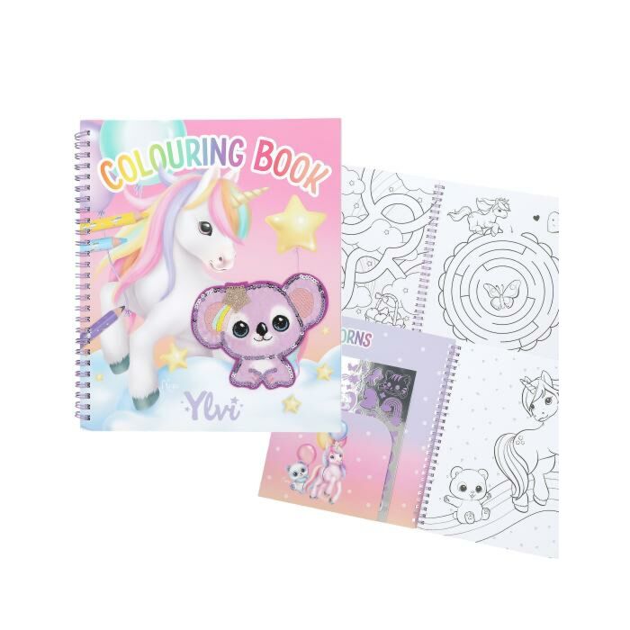 Kleurboek Ylvi & the minimoomis met eenhoorn pailletten Kleurboek Ylvi & the minimoomis met eenhoorn pailletten