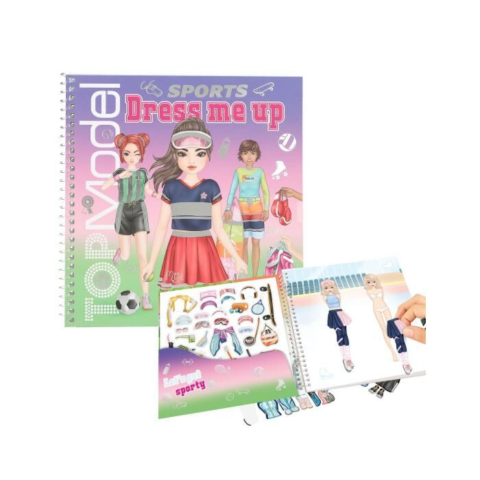 Stickerbook TOPModel Dress Me Up Sports