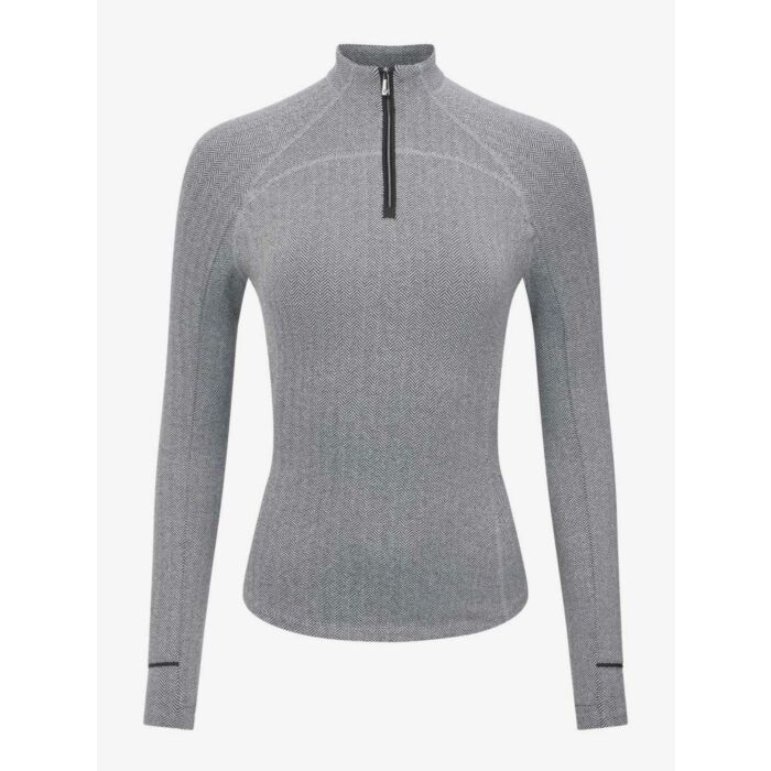 Trainingsshirt LeMieux Aspen Herringbone Black 38 Trainingsshirt LeMieux Aspen Herringbone Black 38