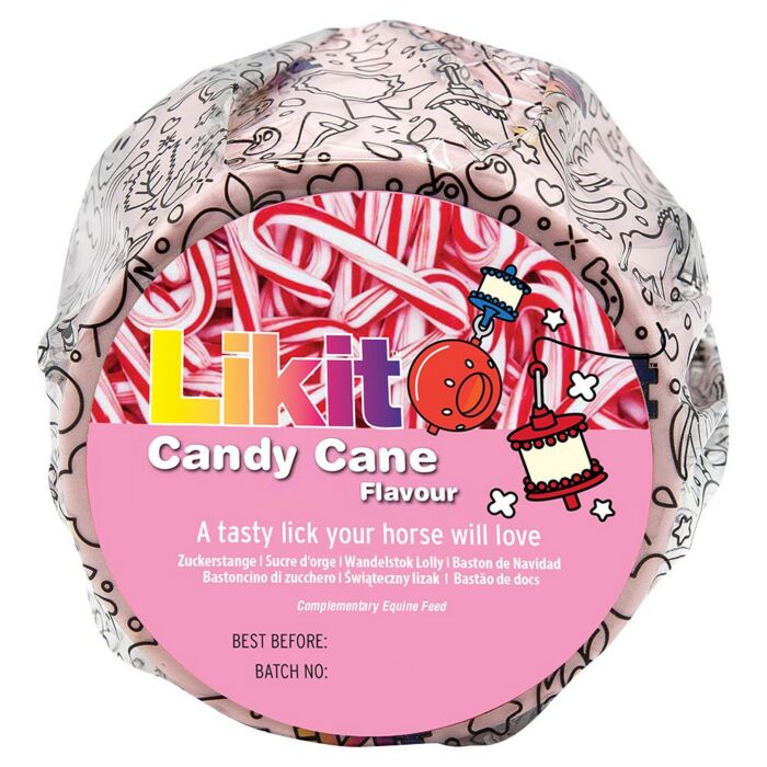 Liksteen Likit Candy Cane winter special 650 gram Liksteen Likit Candy Cane winter special 650 gram