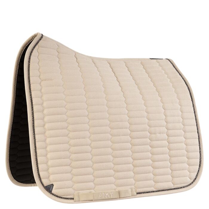 Zadeldekje dressuur Anky Suede Island Fossil Full