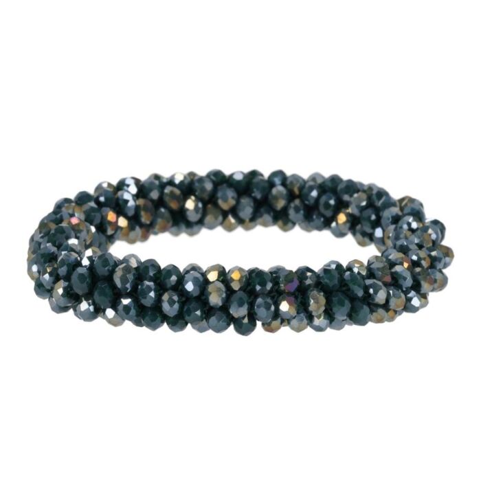 Knotband QHP Shine Palm green