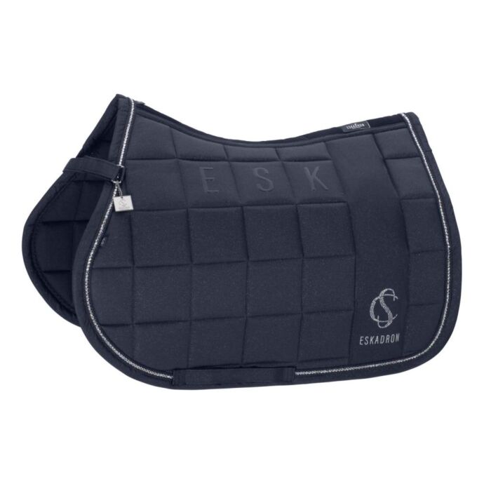 Zadeldekje veelzijdig Eskadron Classic Sport Big Square Sparkle Crystal Navy Full