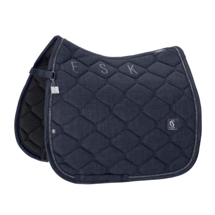 Zadeldekje dressuur Eskadron Classic Sport Bouclé Crystal Navy Full Zadeldekje dressuur Eskadron Classic Sport Bouclé Crystal Navy Full