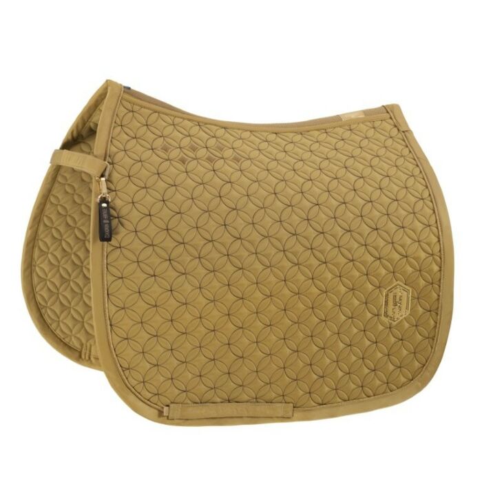 Zadeldekje dressuur Eskadron Heritage Highgloss Contrast Cardamom Full