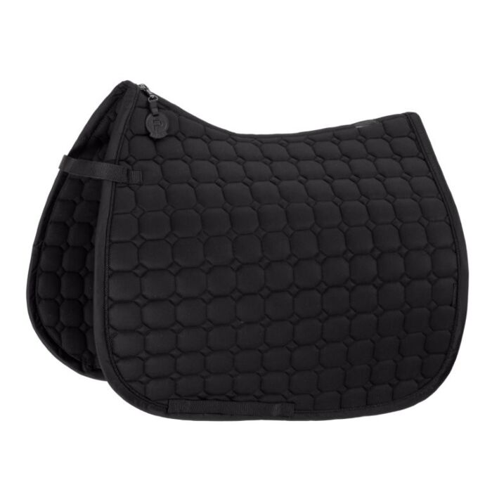 Zadeldekje dressuur Eskadron Platinum Cotton Black Full