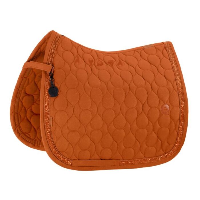 Zadeldekje dressuur Eskadron Platinum Sparkle Amber Full Zadeldekje dressuur Eskadron Platinum Sparkle Amber Full