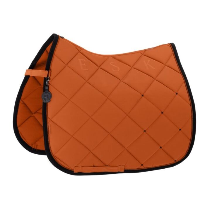 Zadeldekje dressuur Eskdron Platinum Silk Contrast Diamond Amber Full Zadeldekje dressuur Eskdron Platinum Silk Contrast Diamond Amber Full