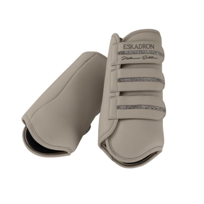 Beenbeschermers Eskadron Platinum Allround Faux Leather Pale Grey Full