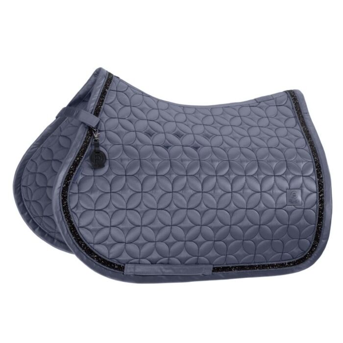 Zadeldekje veelzijdig Eskadron Platinum Mattgloss Contrast Jewel Slate Blue Full