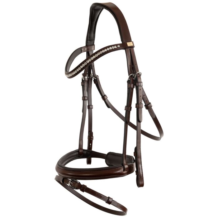 Hoofdstel BR Shildon Oak/Zilver Full Hoofdstel BR Shildon Oak/Zilver Full