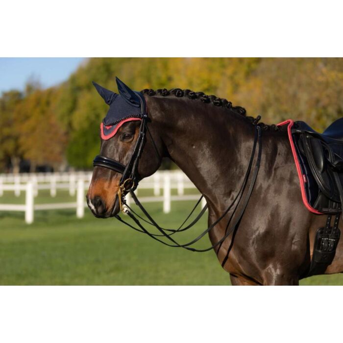 Oornetje LeMieux Classic Navy/Cranberry M