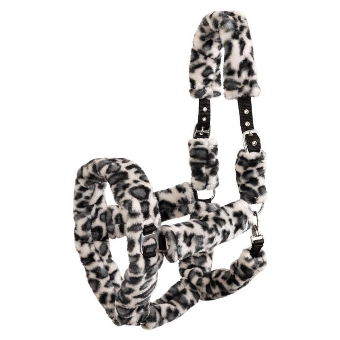 Halster Premiere Leopard Fur Zwart/Multi Full Halster Premiere Leopard Fur Zwart/Multi Full
