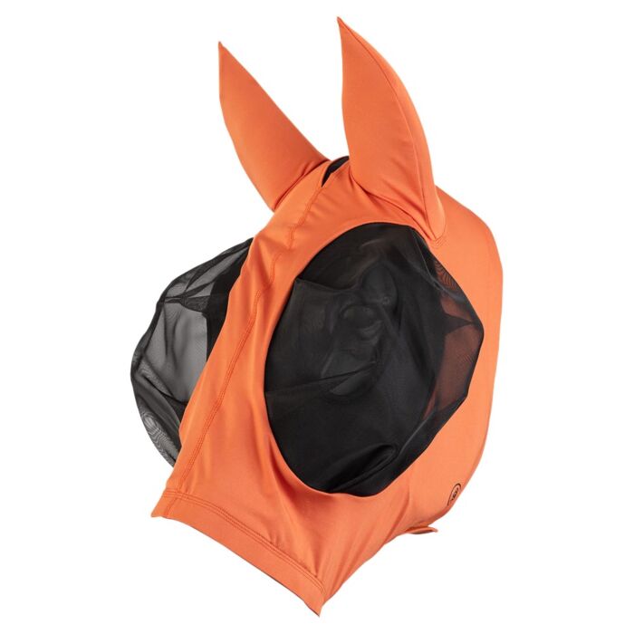Vliegenmasker BR Lycra Mecca Orange Pony Vliegenmasker BR Lycra Mecca Orange Pony