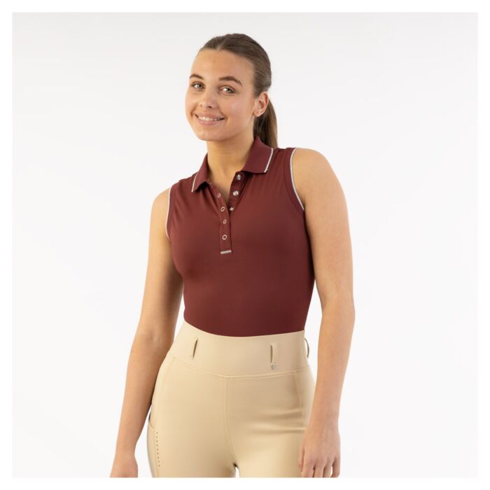 Polo mouwloos BR Kiara SMS New Maroon S Polo mouwloos BR Kiara SMS New Maroon S