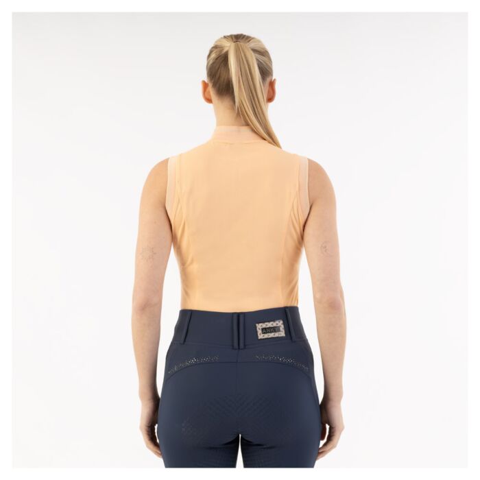 Polo mouwloos Anky Peach Fuzz XL