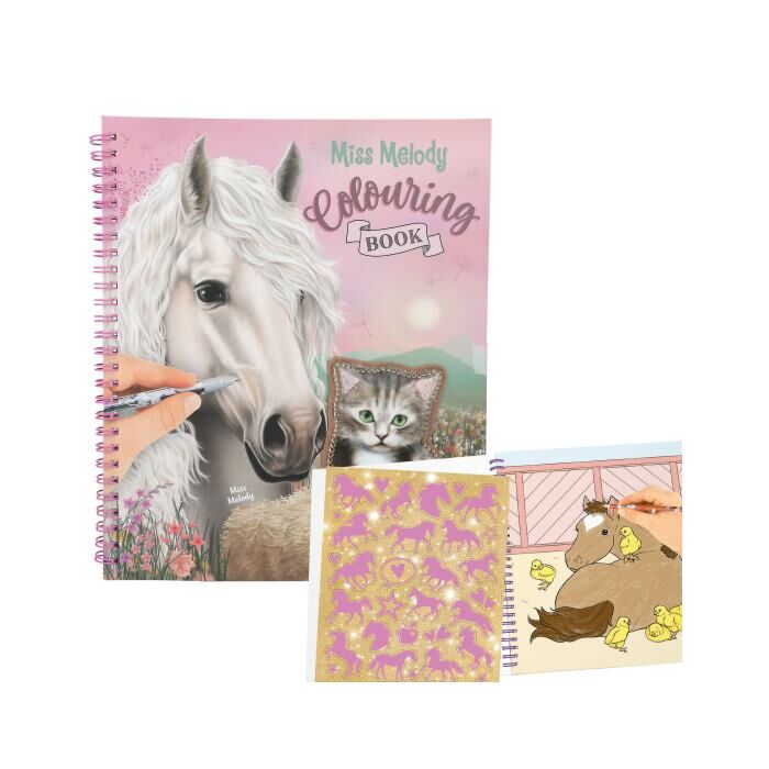 Kleurboek Miss Melody Met Pailletten Kleurboek Miss Melody Met Pailletten