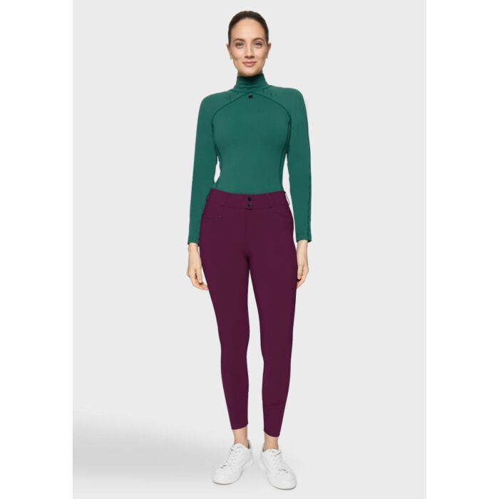 Rijbroek Samshield Delice Floral fullgrip Plum 38 Rijbroek Samshield Delice Floral fullgrip Plum 38