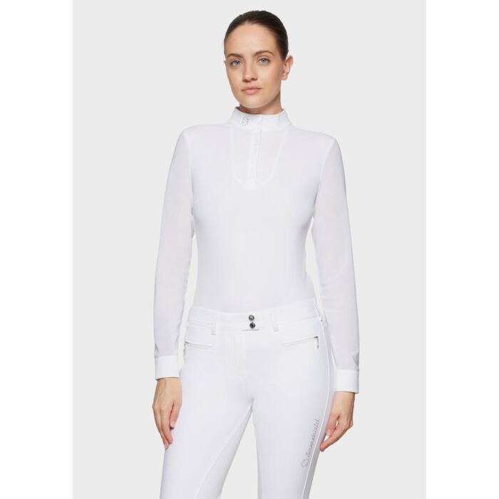 Wedstrijdshirt Samshield Faustine Premium White Holo L Wedstrijdshirt Samshield Faustine Premium White Holo L